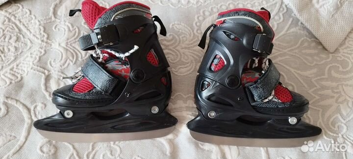 Коньки раздвижные, размер 27