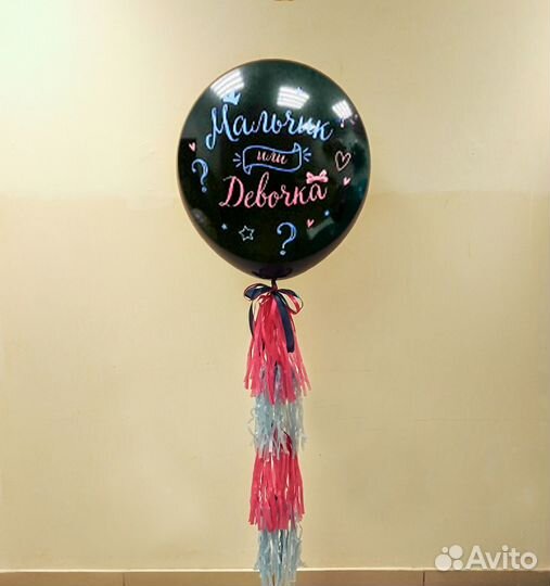 Гендерный шар на определение пола ребёнка