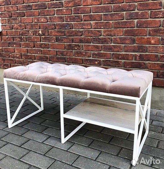 Банкетка в стиле loft