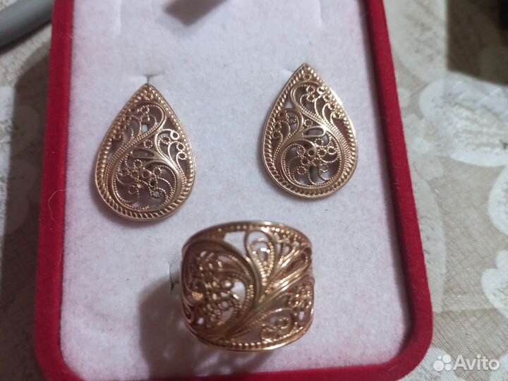 Позолоченный комплект Кострома