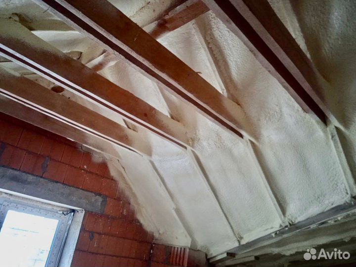 Утепление мансарды пенополиуретаном пеной ппу