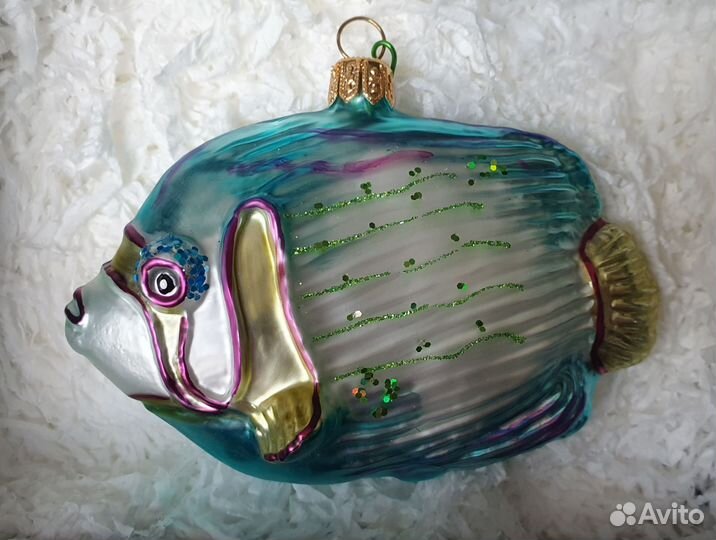 Елочные игрушки из стекла Польша