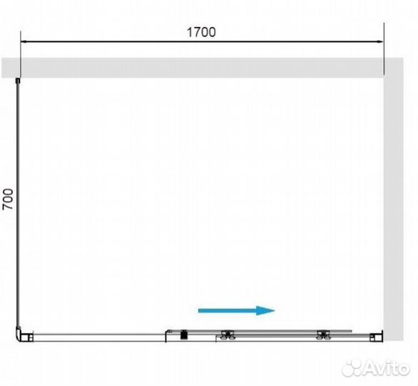 Душевой уголок RGW Passage PA-177B 170x70