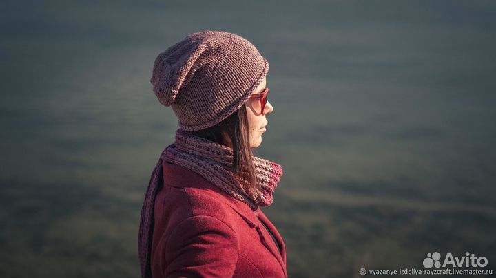 Вязаный набор Шарф и шапка