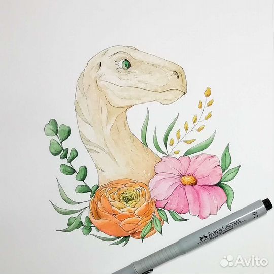 Рисунки иллюстрации на заказ и по фото