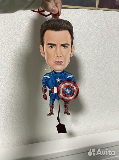 Деревянная игрушка Капитан америка