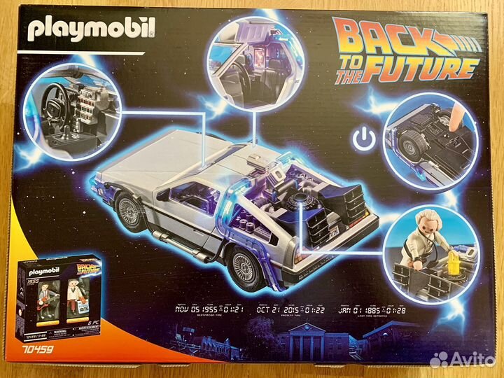 Назад в Будущее Конструктор Playmobil Delorean