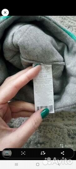 Шапка детская весна-осень 3-4 мес-1 г+Новые варежк