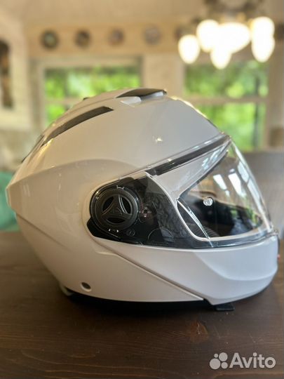 Мотошлем модуляр Airoh Helmet White Gloss