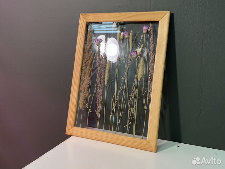 Фитокартина из сухоцветов