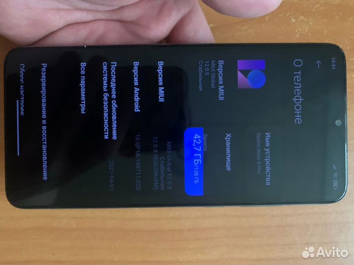 Xiaomi redmi note 8 pro 6 128gb