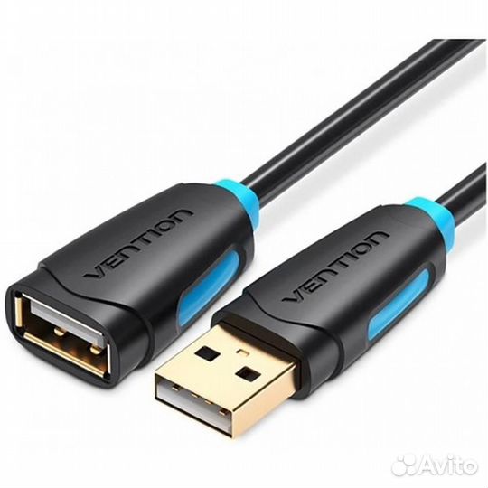 Кабель удлинитель USB2.0 аm/AF 1м Vention #324796