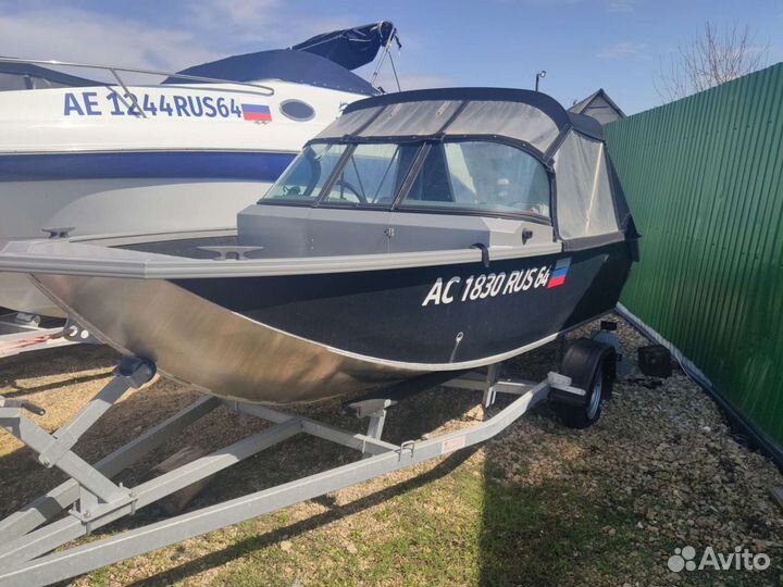 Лодка Волжанка 46 Fish + Yamaha 60 + прицеп