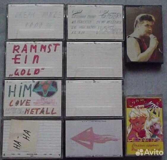 Аудикассеты Кассеты с записью импорт и СССР