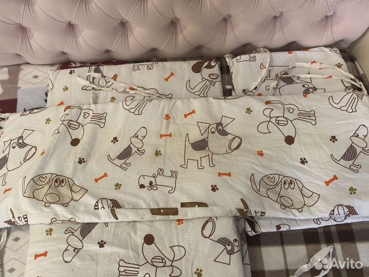 Бортики в детскую кроватку