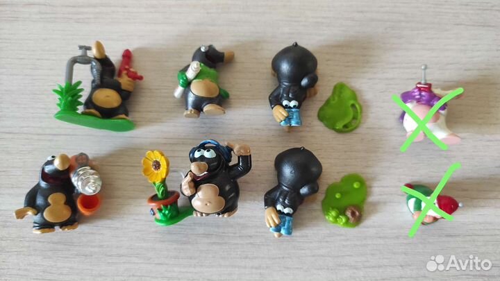 Игрушки из Киндер сюрприза 90-х разные серии