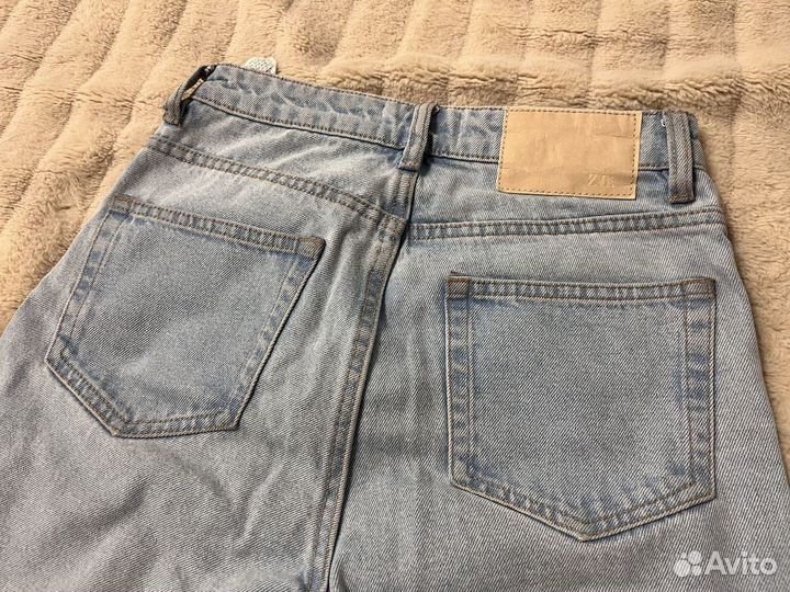 Джинсы zara mom fit 32