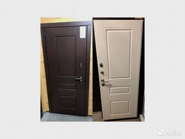 Входная дверь Урал пп с отделкой панель