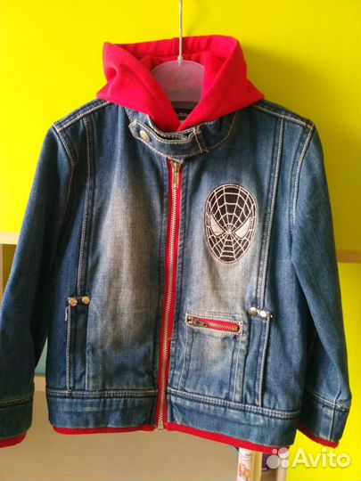 Крутой костюм для мальчика (джинсы+куртка)