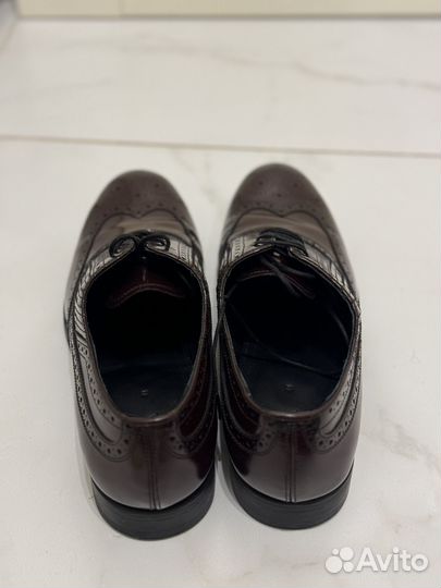 Zara кожаные мужские ботинки