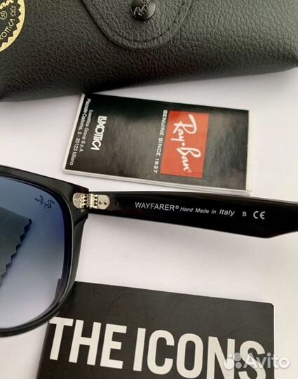 Очки ray ban wayfarer 54 градиент