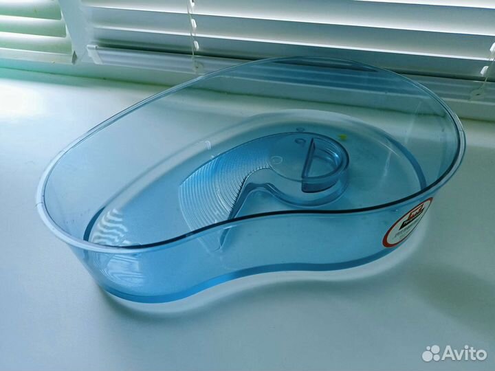 Чаша для черепах 31x22x7,5см. В комплекте пальма