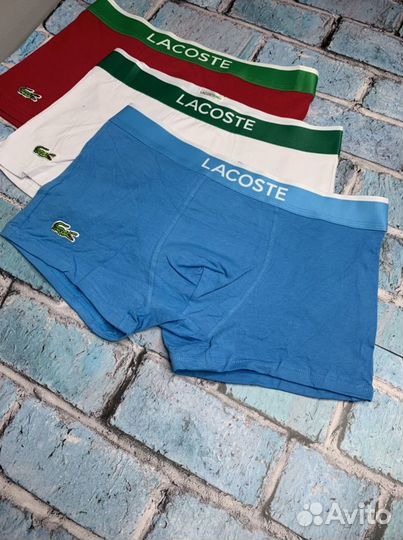 Трусы мужские боксеры lacoste