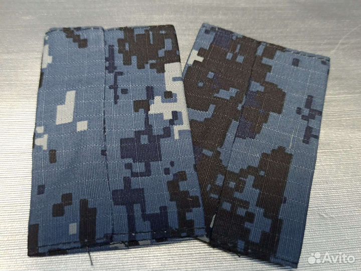 Фальш погоны синяя цифра