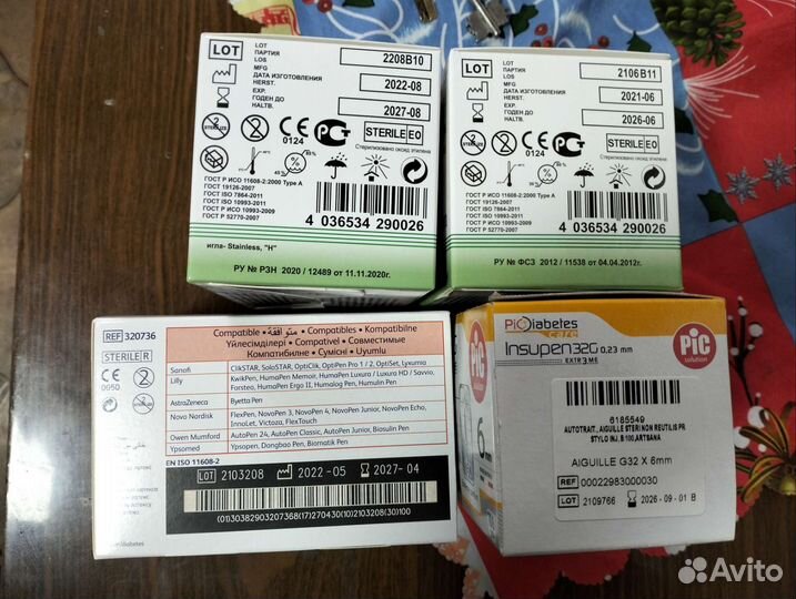 Иголки для шприц ручек