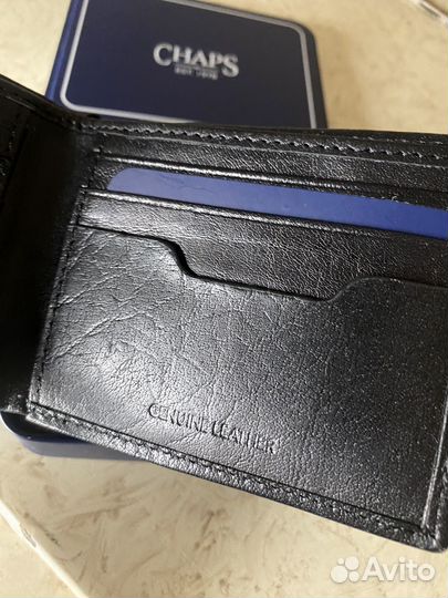 Портмоне мужское Chaps натур кожа