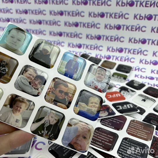 3d стикеры оптом микс с разными картинками