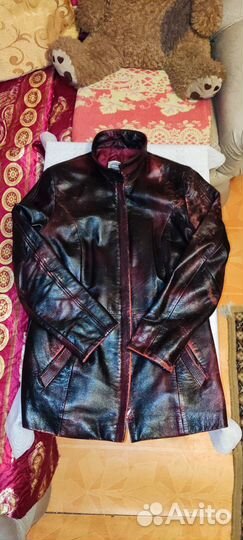 Куртка кожаная