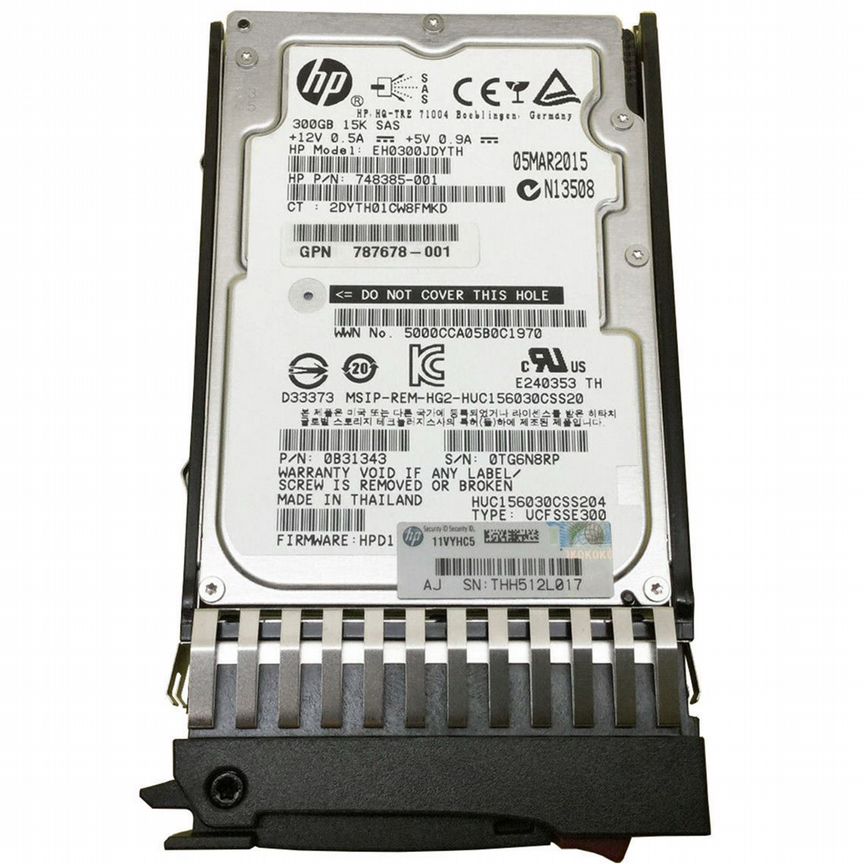 [EH0300JDYTH] Жесткий Диск Hp 300gb Sas 2,5" Hdd Eh0300jdyth