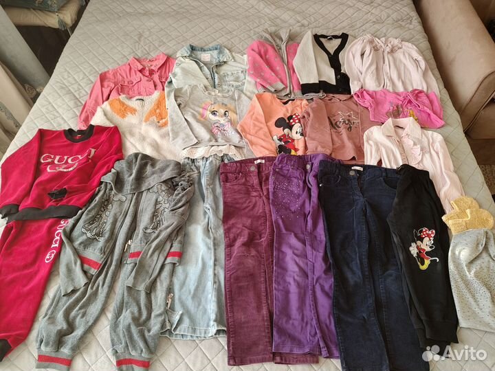 Пакет осенних вещей девочке 104