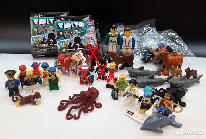 Lego животные, техник фигурки, пираты, рыцари