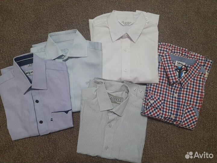 Рубашки на мальчика, размер 122