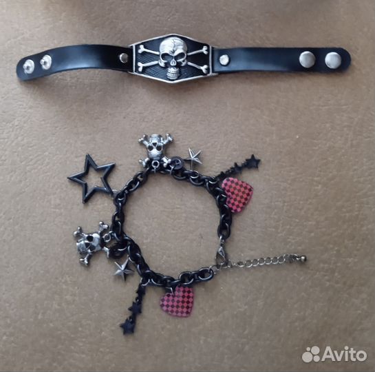 Браслеты. Кожаный браслет. Браслет цепочка