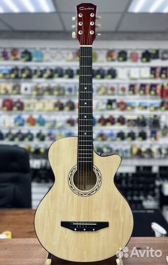 Акустическая гитара (новая, гарантия, чек)