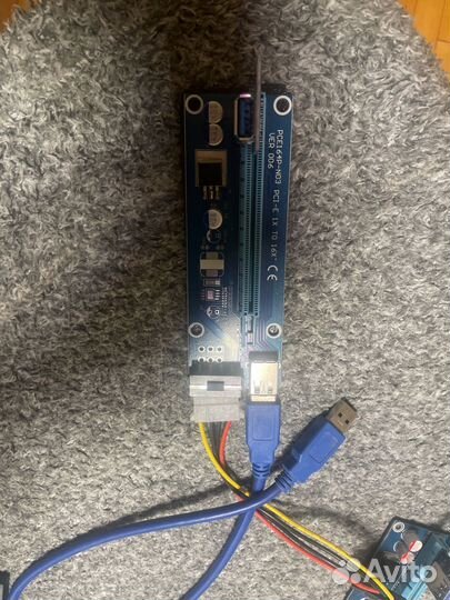 Райзер pci e x16 раличных версий Новые и бу