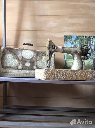 Швейная машинка зингер бу декупаж
