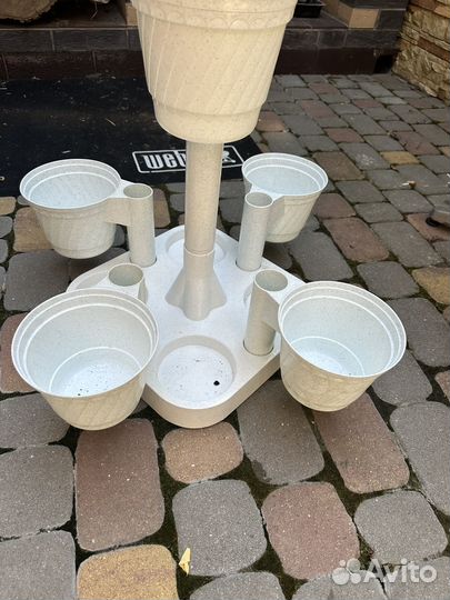 Подставка для цветов пластик, составная