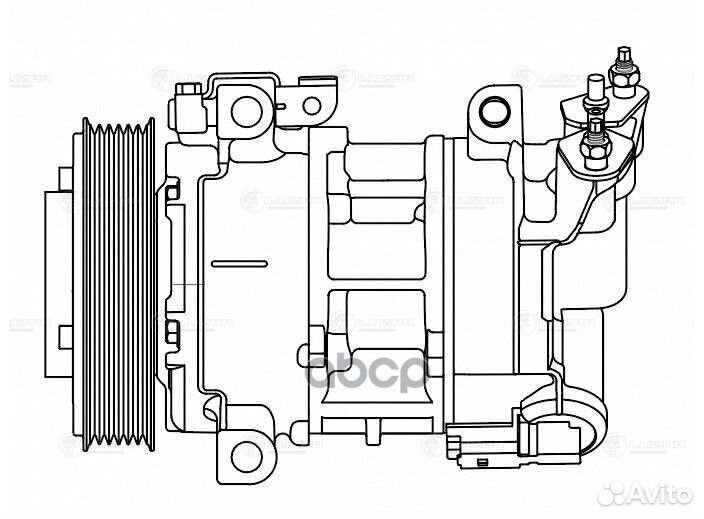 Компрессор кондиц. для а/м Citroen C4 (04) /Peu