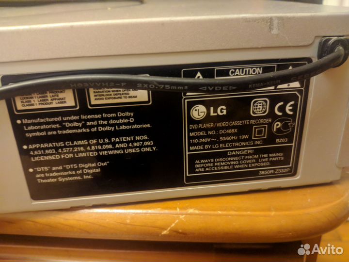 DVD плеер и CD кассетный проигрыватель LG