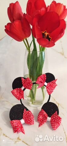 Ободок ручной работы и резинки