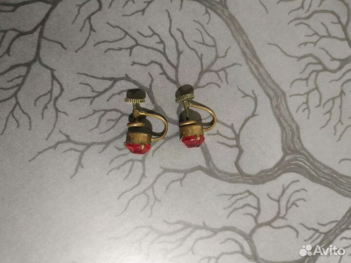 Серьги клипсы СССР