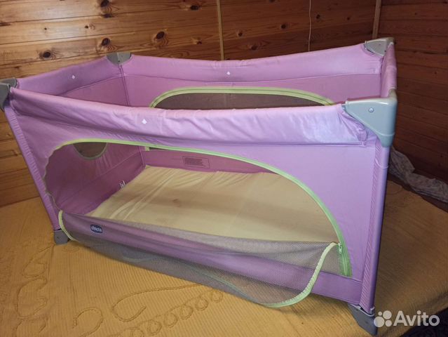 Детская кроватка-манеж складная Chicco