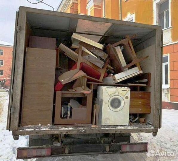 Вывоз мусора на газели