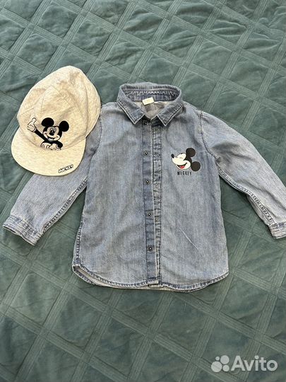 Джинсовая рубашка hm