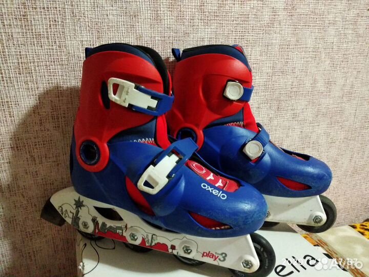 Ролики и защита для ребенка