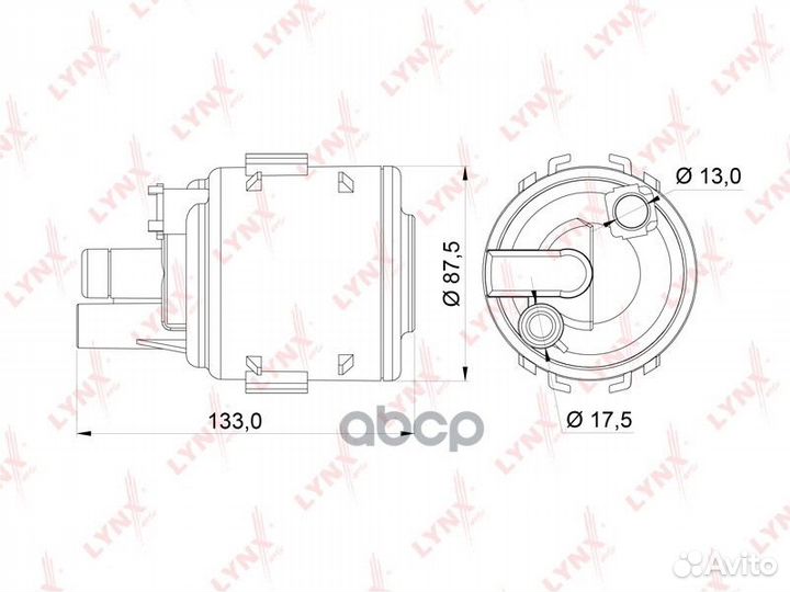 Фильтр топливный nissan almera N16/maxima/seren
